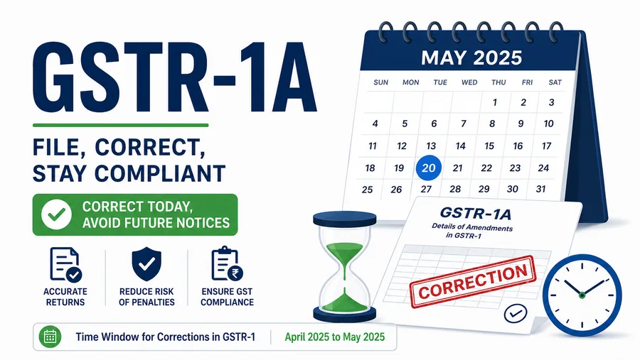 GSTR-1A — File, correct, stay compliant
